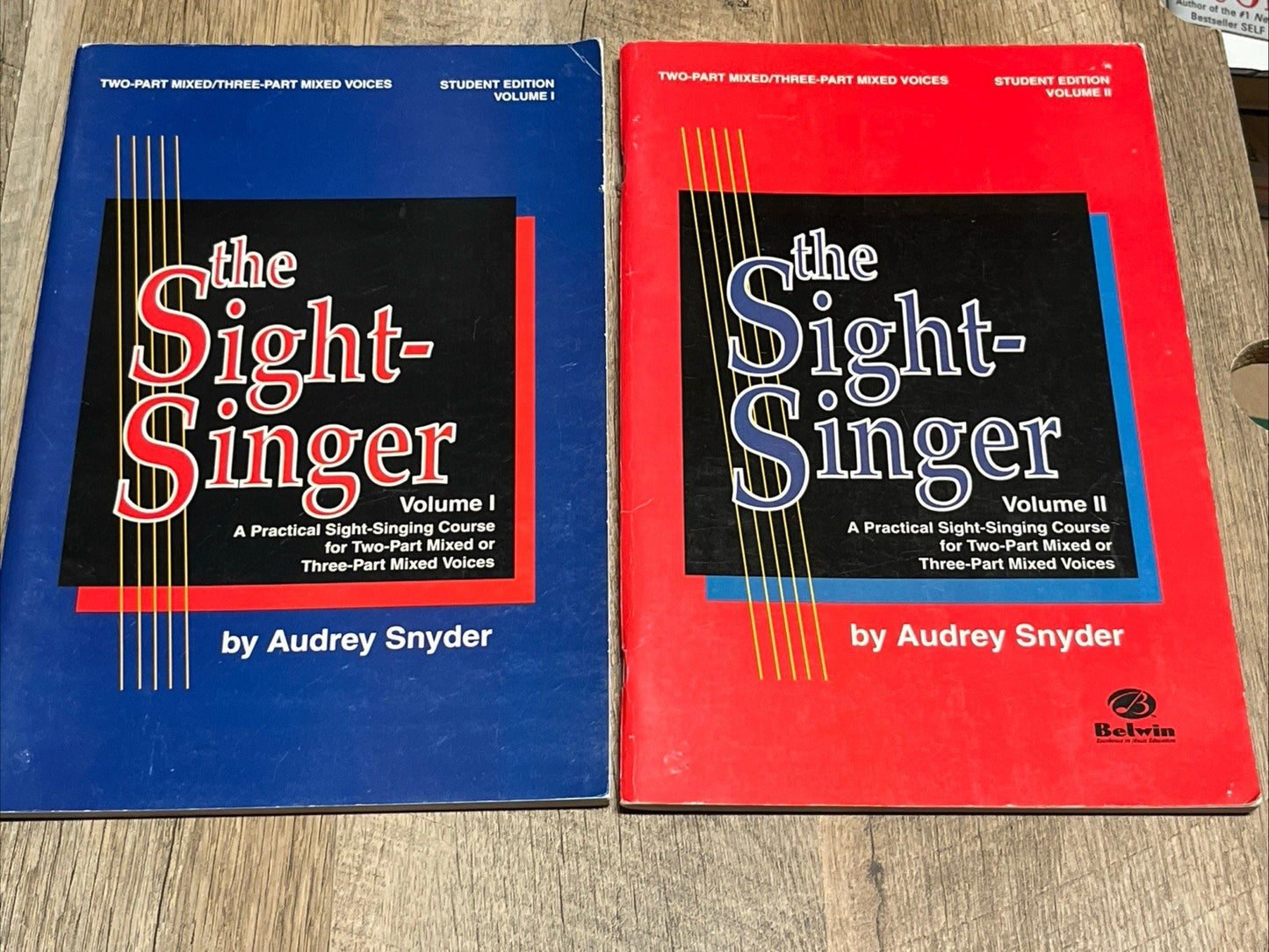 The Sight-Singer for Two-Part Mixed/Three-Part Mixed Voices, Vol 1 &2 Student..