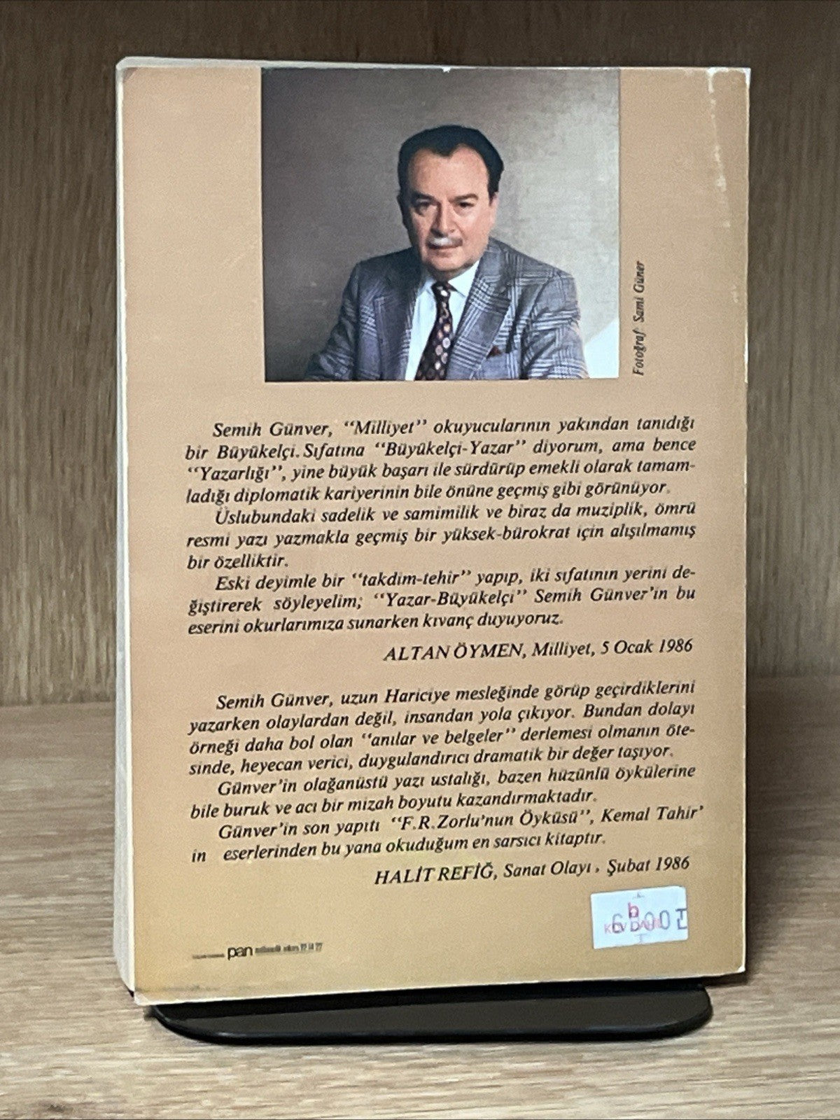 SEMIH GUNVER, BİR KİRAZ AĞACI OLSAYDIM BiLGI YAYINEVI Bir Hariciyecinin Anilari