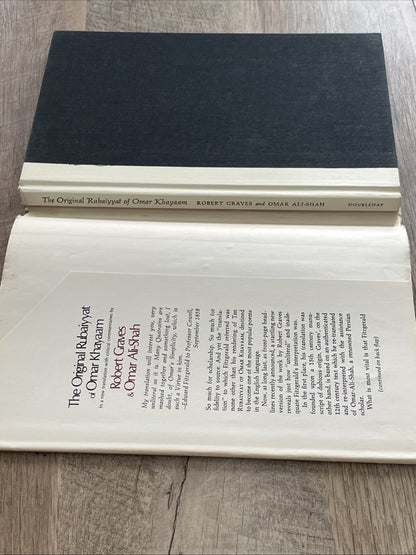 The Original Rubaiyyat of Omar Khayaam 1st Edition Hardback / Robert Graves 1967