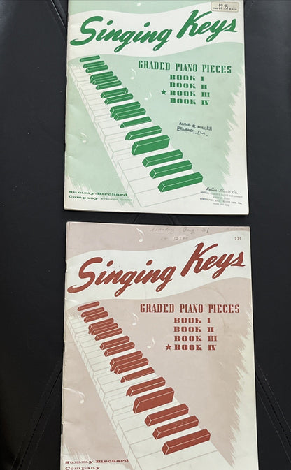 Singing Keys Graded Piano Pieces Book 3 and 5  ( 1946 / 1947 )