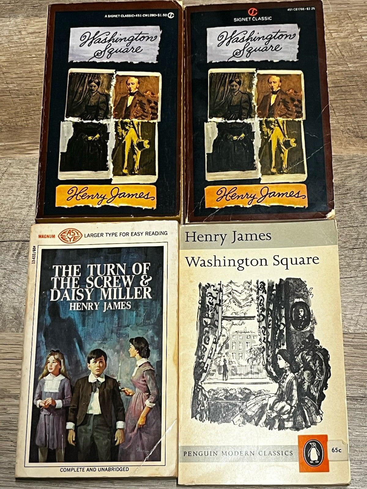 Henry James Washington Square 1963/1964/ 1979 Tune Of The Screw & Daisy Miller