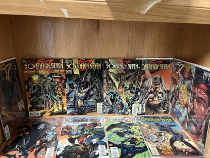 Lot of 11 Sovereign Seven #1 to #8 & #23#28 #29 DC Comic Books Chris Claremont