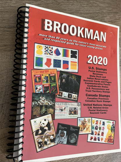 2020 Brookman Price Guide US Canada UN Stamps Catalogue , More Than 80 Years