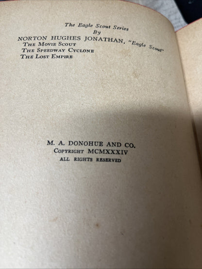 Norton JONATHAN, Eagle Scout / The Lost Empire 1st Edition 1934
