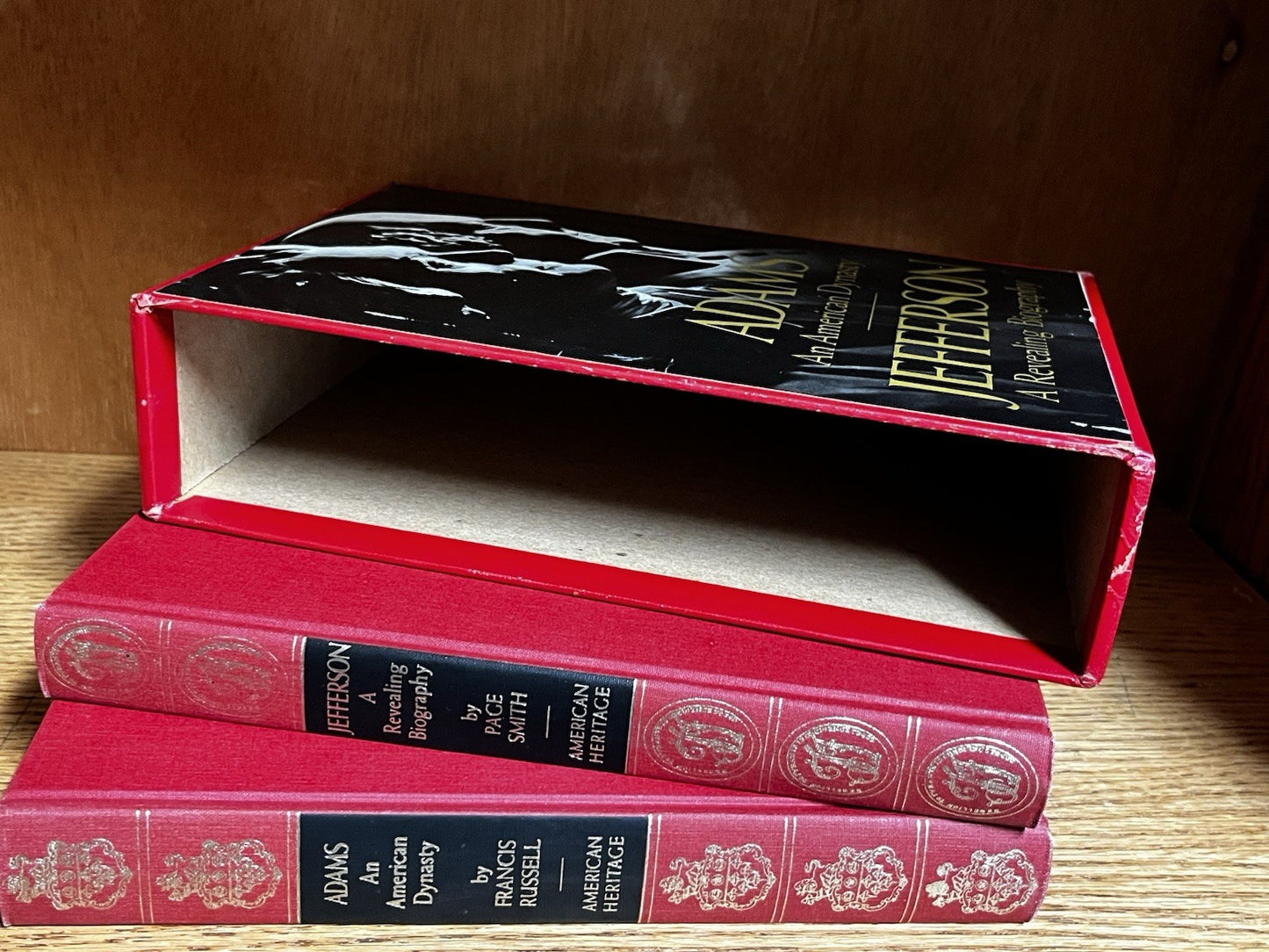 Adams An American Dynasty Jefferson A Revealing Biography HC 2 Book Box Set 1976