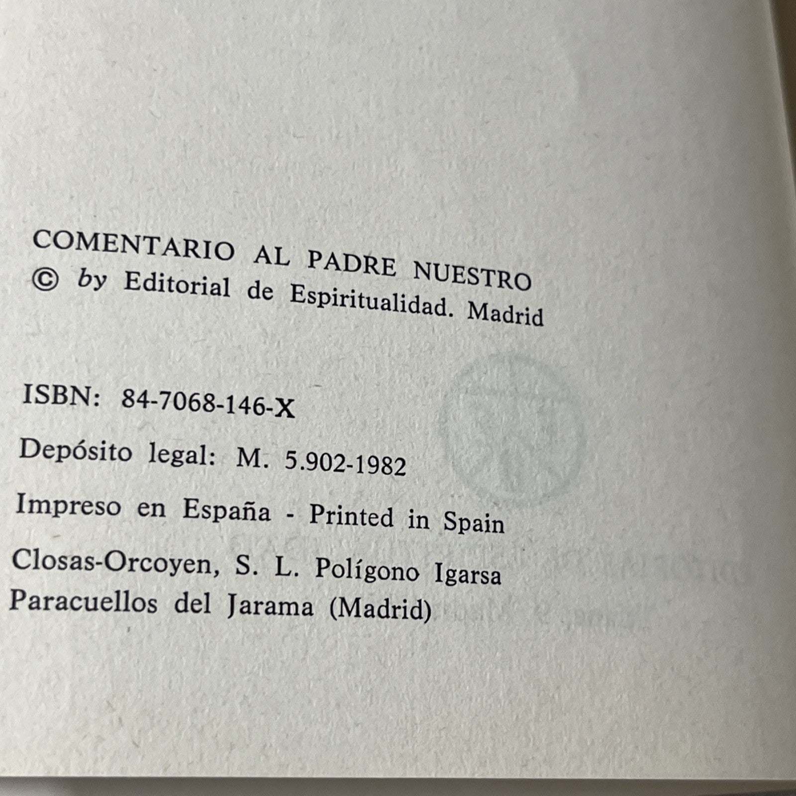 Santa Teresa de Jesús , Comentario al Padre Nuestro
