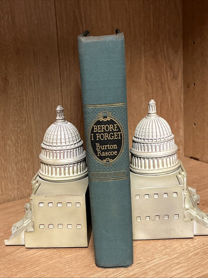 Vintage Book, Before I Forget 1937 By Burton Rascoe hardcoverL No/DJ