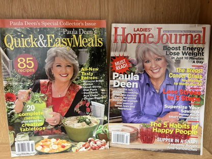 PAULA DEEN SPECIAL COLLECTOR’S ISSUE Quick & Easy/Home Journal MAGAZINES LOT 2