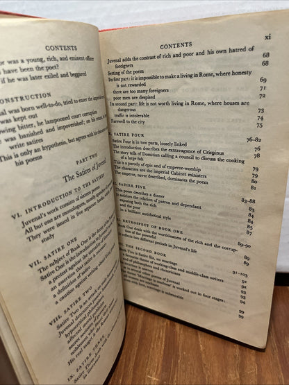 Juvenal the Satirist by Gilbert Highet - 1961 2nd Edition HC/No DJ