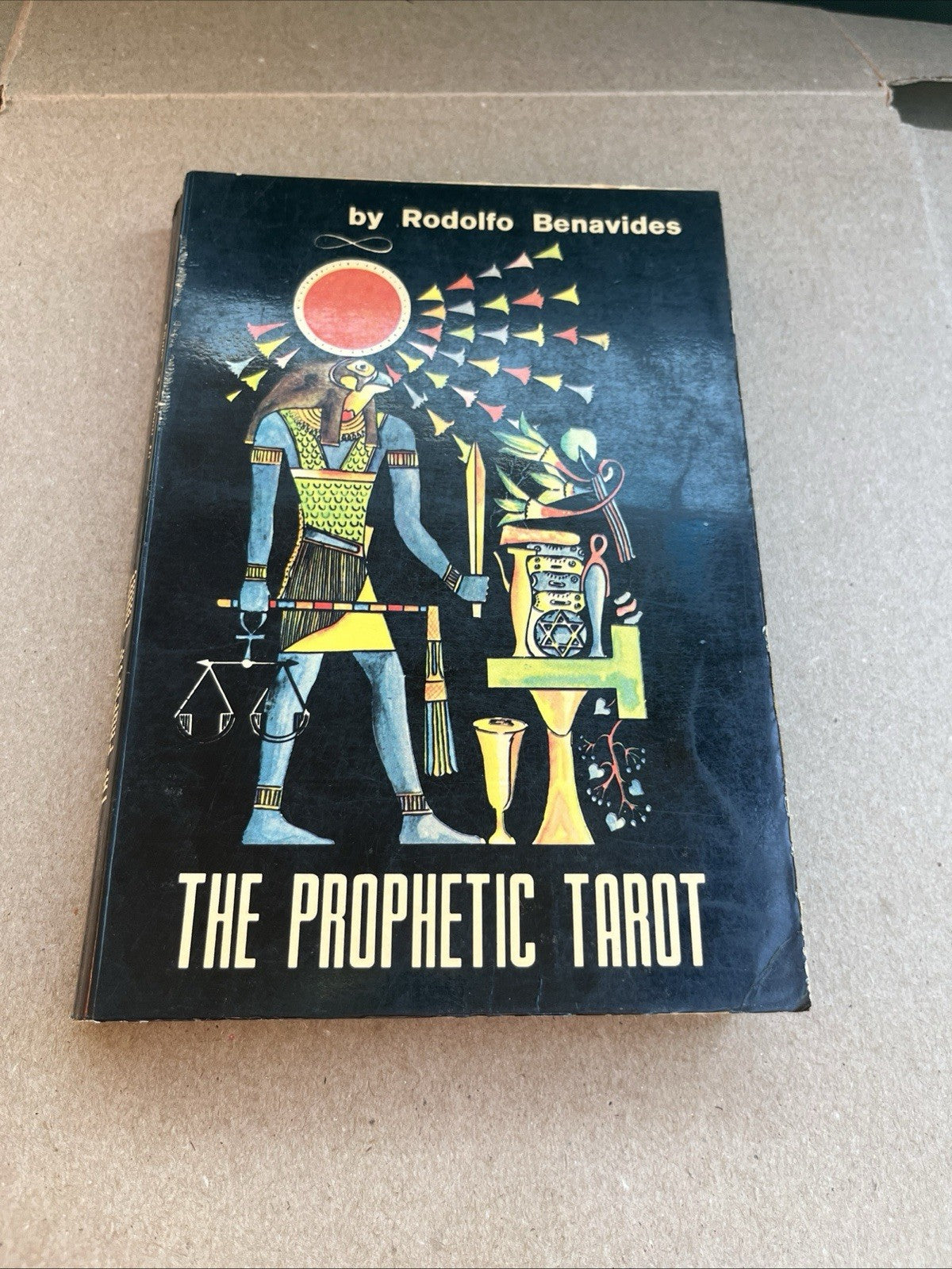 The Prophetic Tarot Rodolfo Benavides 1974 Paperback Book Occult