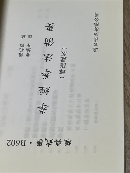 拳經拳法備要 Fist Classic, Essentials of Fist Methods Jin Yin Lu