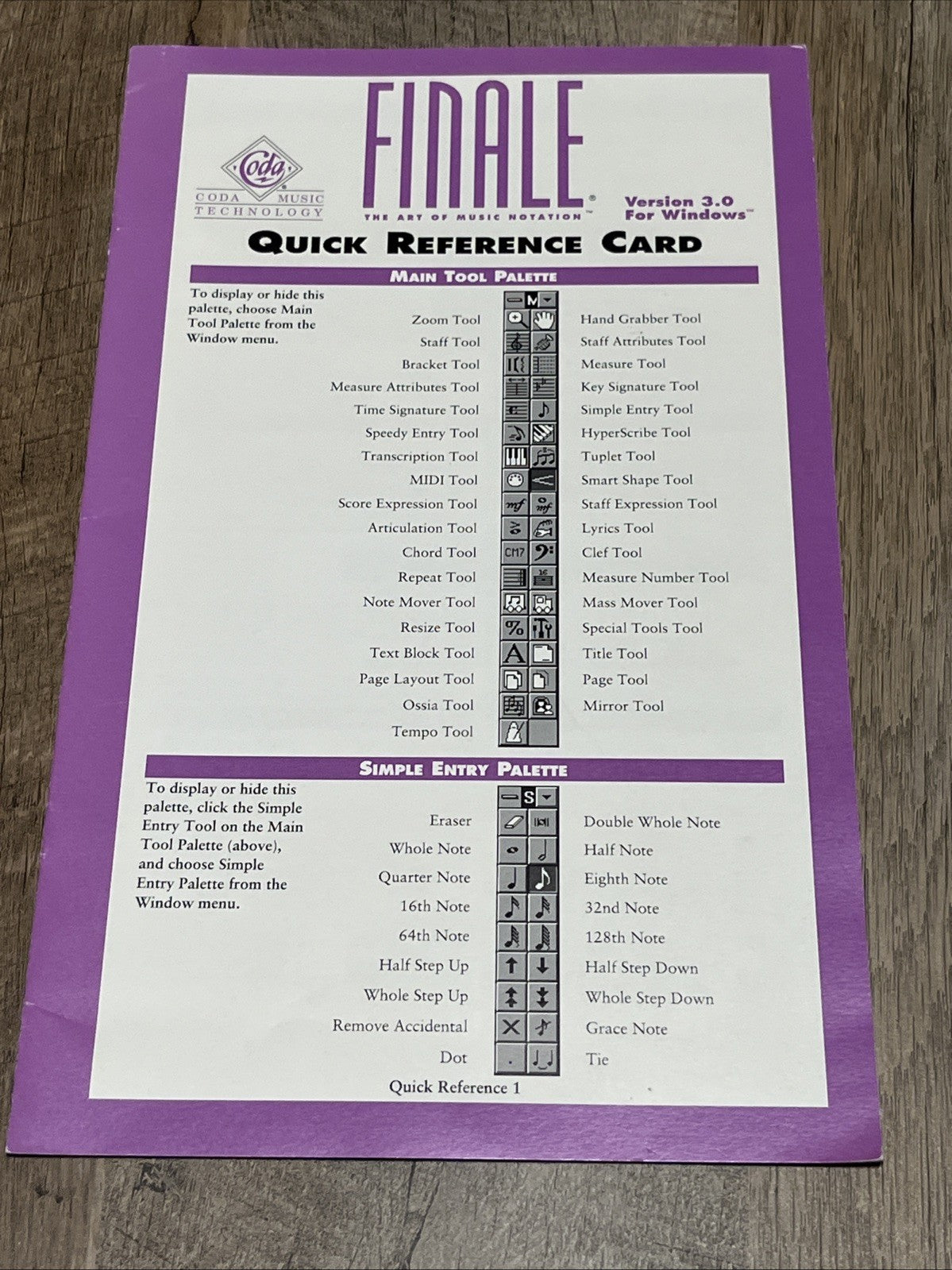 Finale: The Art of Music Notation 3.0 for Windows Books Vol. 1 -3 Plus Addendum