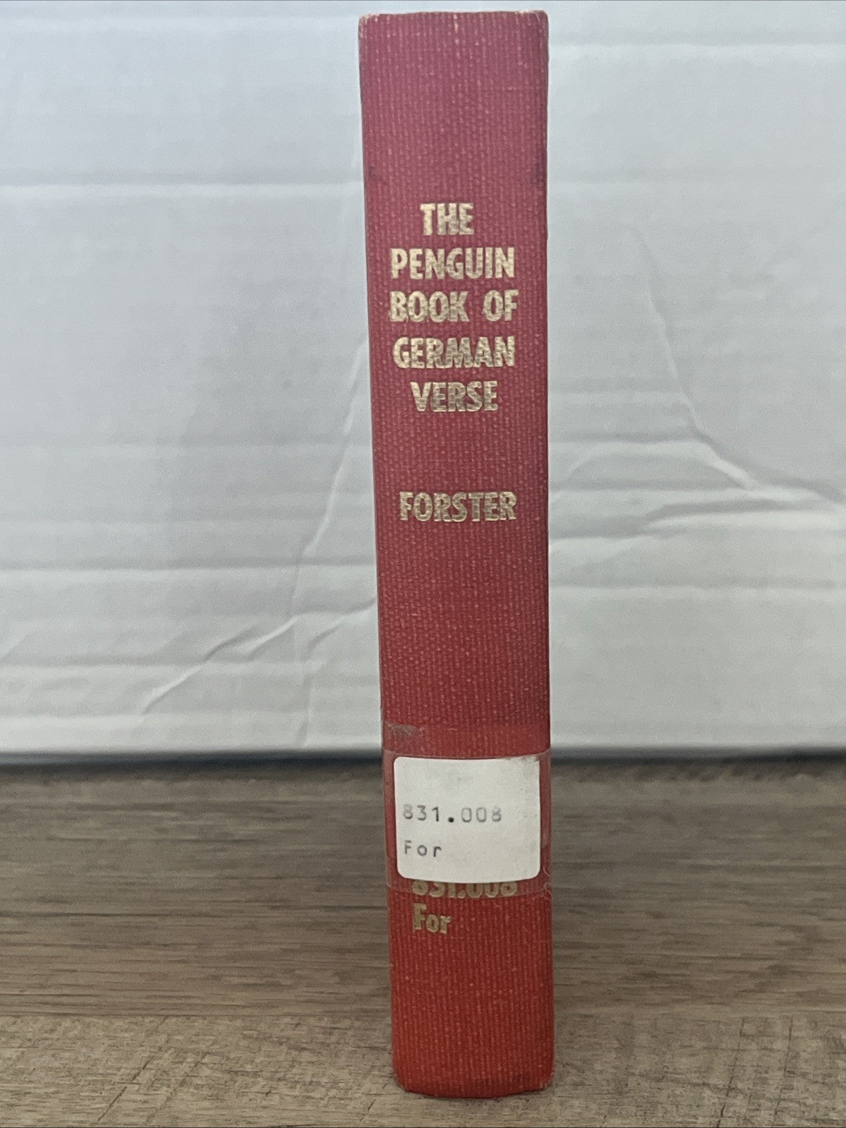 the penguin book of german verse by leonard foster 1959