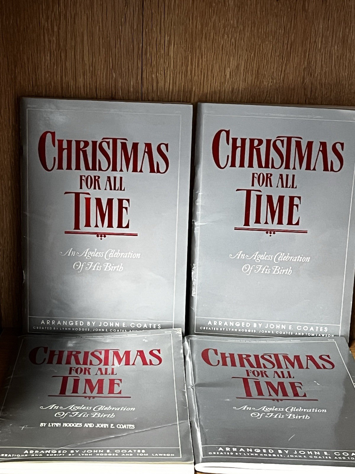 LOT OF 5 CHRISTMAS FOR ALL TIME AN ANGEL CELEBRATION OF HIS BIRTH LYNN HODGE