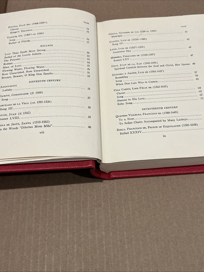 Translations from Hispanic Poets Hispanic Notes & Monographs 1938 Ex Lib
