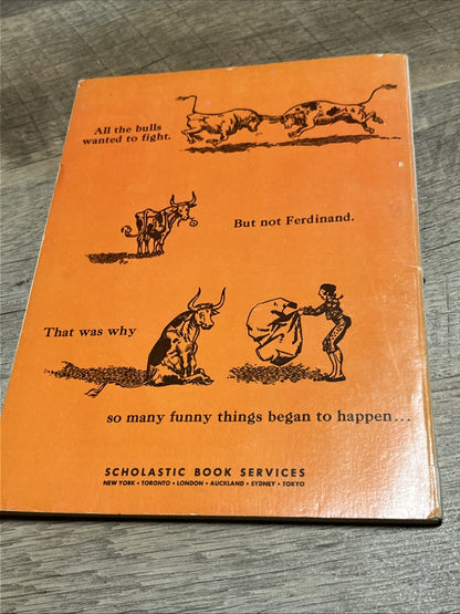 The Story of Ferdinand Munro Leaf 1964 Scholastic Book Services Paperback