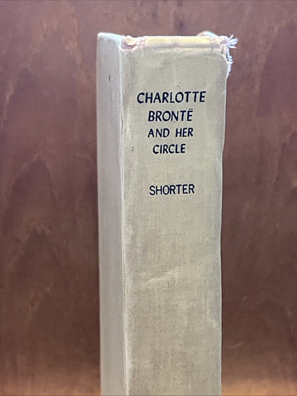 Charlotte Bronte and Her Circle (reprint Hc 1970 ex-lib ) by Shorter Clement K