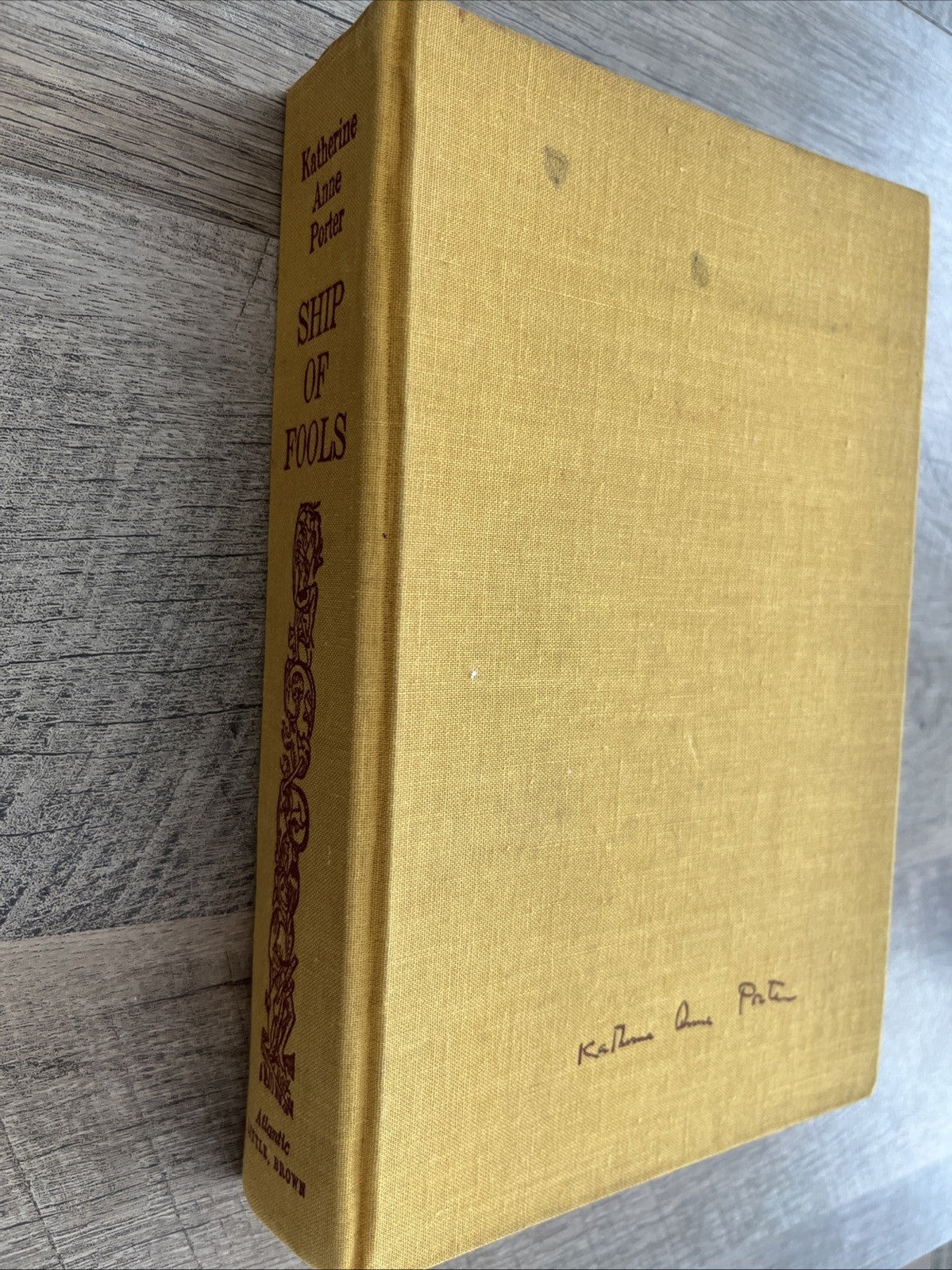 SHIP OF FOOLS Katherine Anne Porter First Edition 1962 Hardcover Vintage
