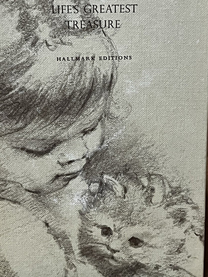 Life's Greatest Treasure Hallmark Editions Illustrated Parent Poetry 1968