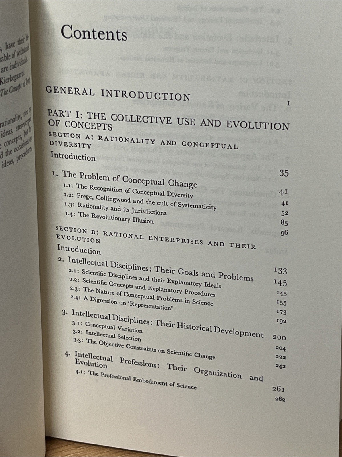 Stephen Toulmin / Human Understanding Vol I The Collective Use and Evolution 1st
