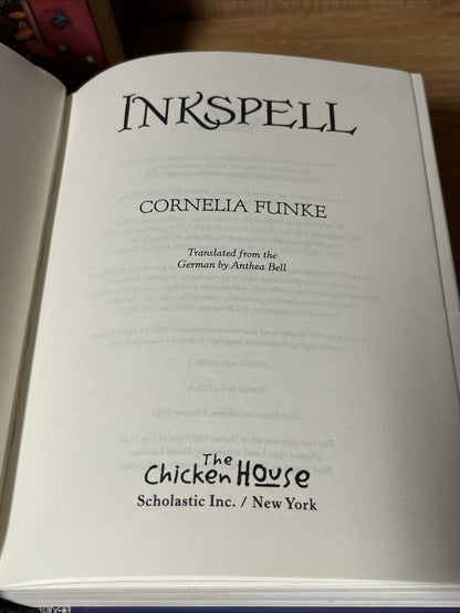 Cornelia Funke INKHEART, INKSPELL,RECKLESS, The Thief Lord, Hardcover Lot of 4