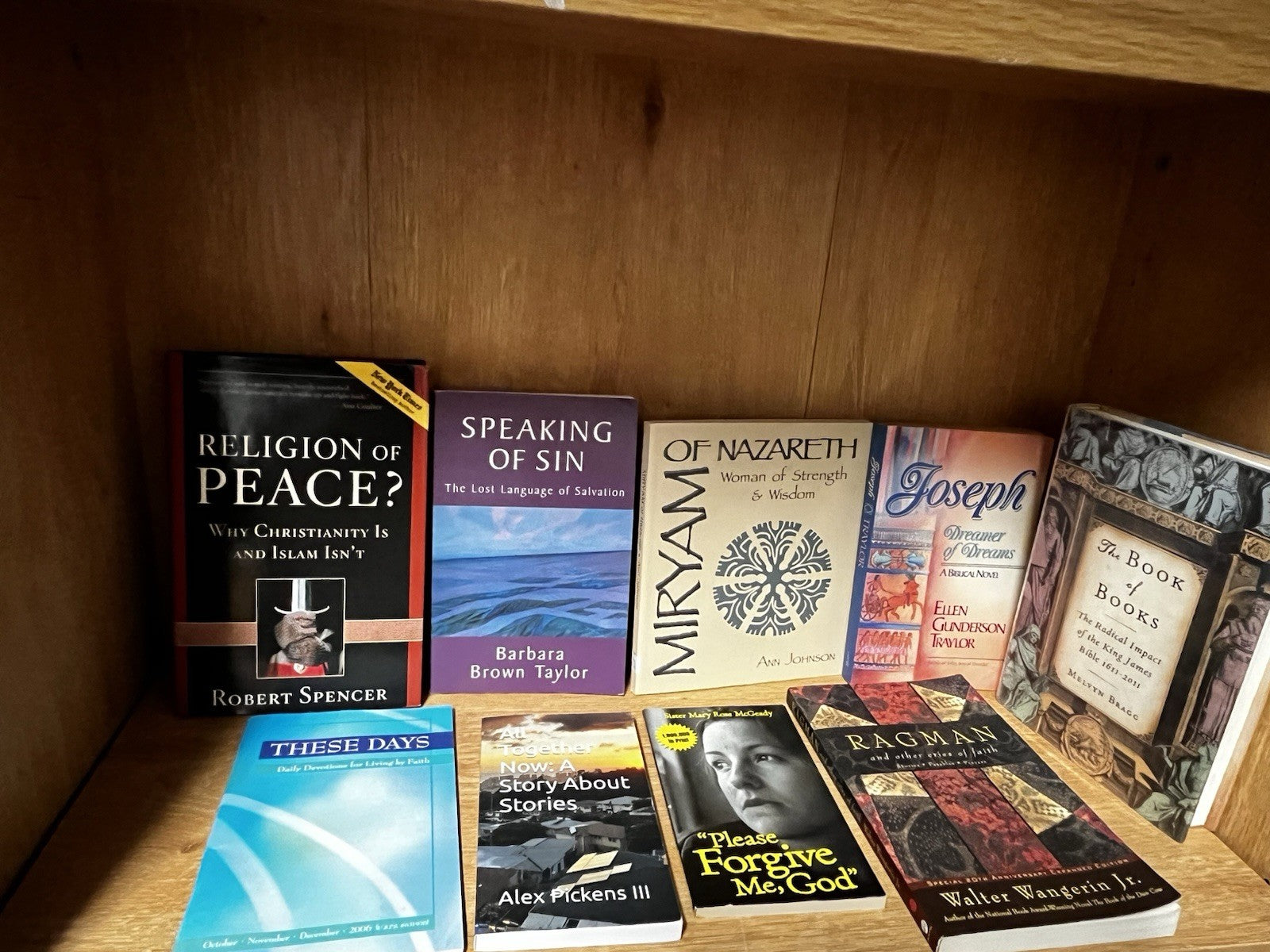 Christian Book Lot of 5Lbs Religion Book 9 RANDOM MIX