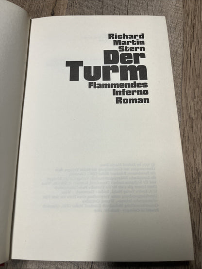 Der Turm Roman - Richard Martin Stern ; Flammendes Inferno