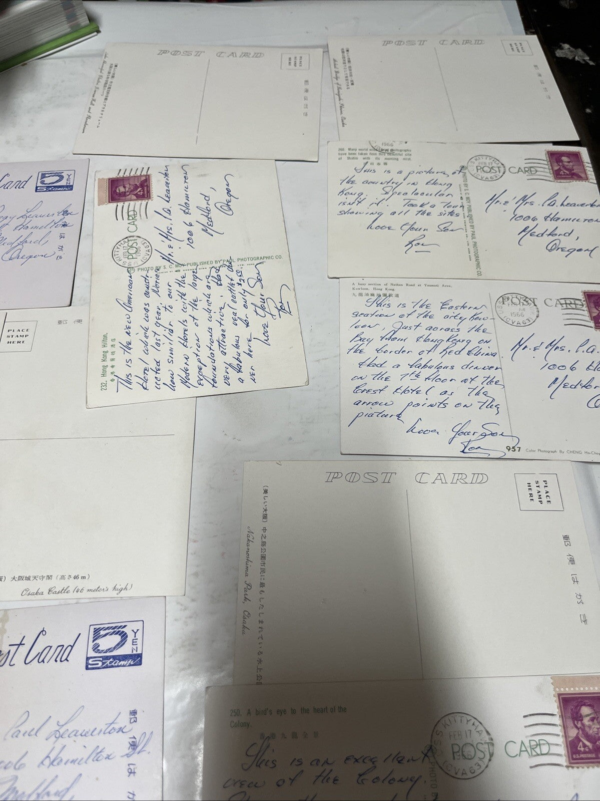 Unused Chinese Postcards Set of 8 Shang Hai In Folder