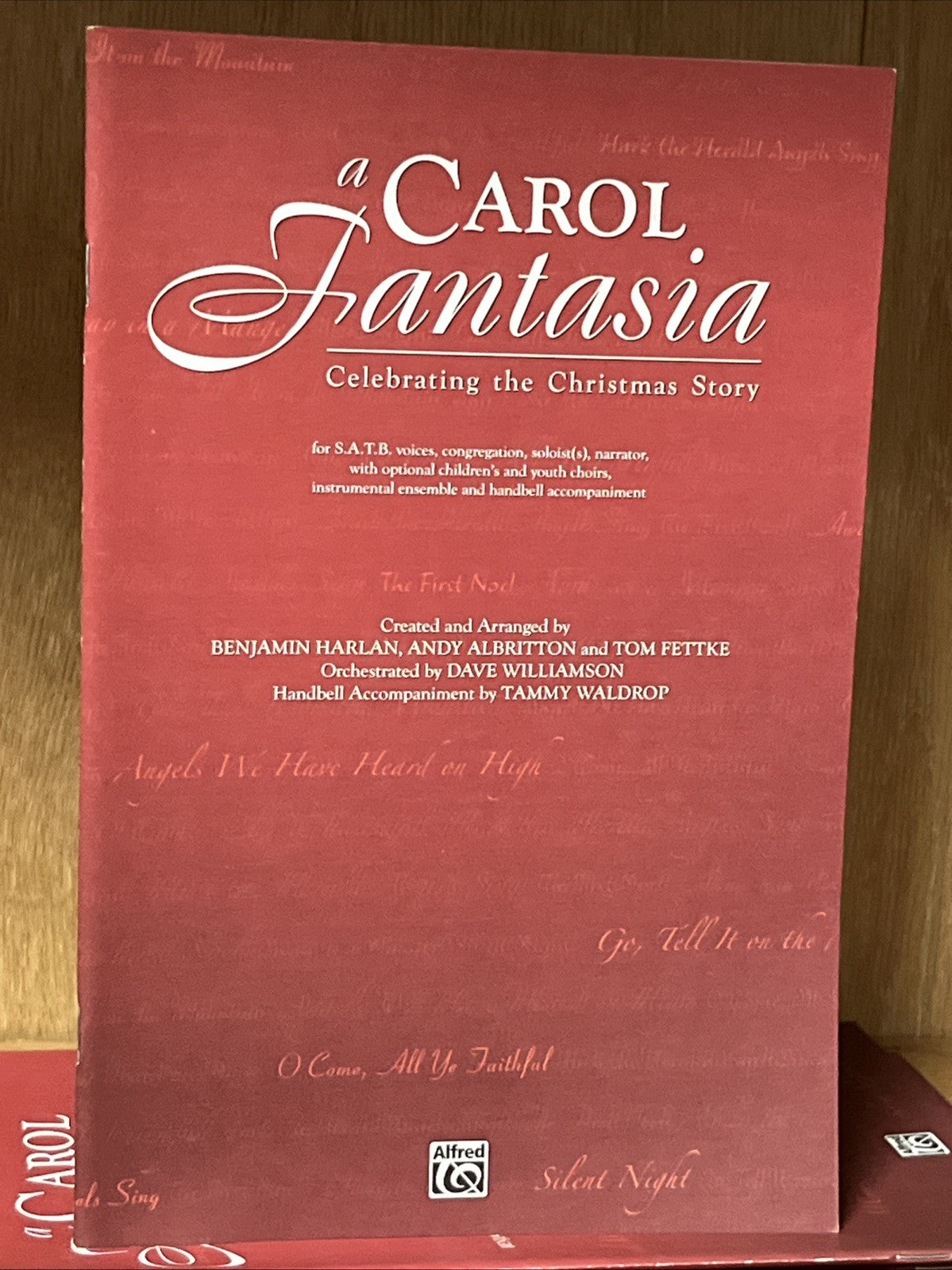 Lot Of 9 A Carol Fantasia: Celebrating the Christmas Story For SATB,Voices..