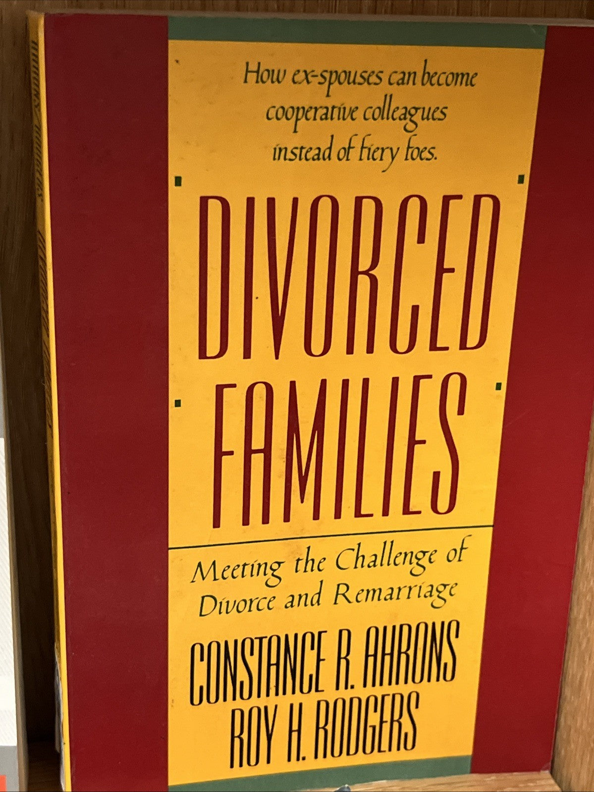 Lot of 6 parenting Books - Divorce - Healthy Relationships with Kids, Step Mom..