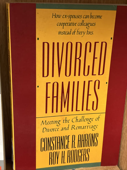 Lot of 6 parenting Books - Divorce - Healthy Relationships with Kids, Step Mom..
