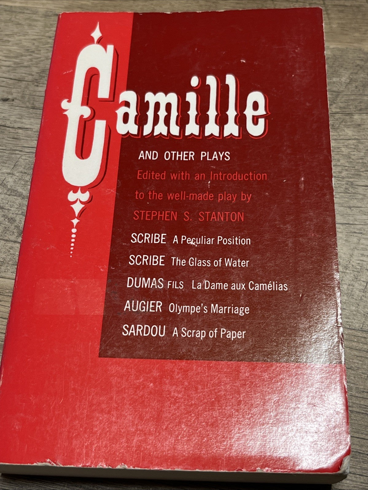 Camille Other Plays Peculiar Position Glass Water by Stephen Stanton