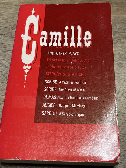 Camille Other Plays Peculiar Position Glass Water by Stephen Stanton