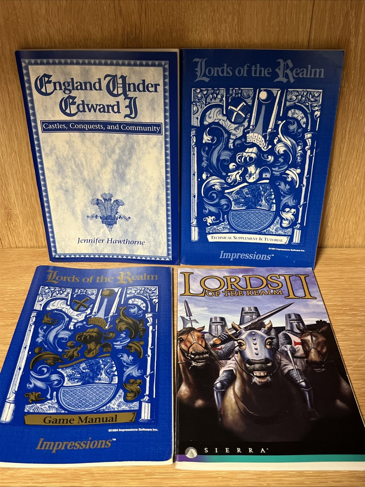 Lords of the RealmLot 4 Game Manual, Technical supplement & Tutorial & More
