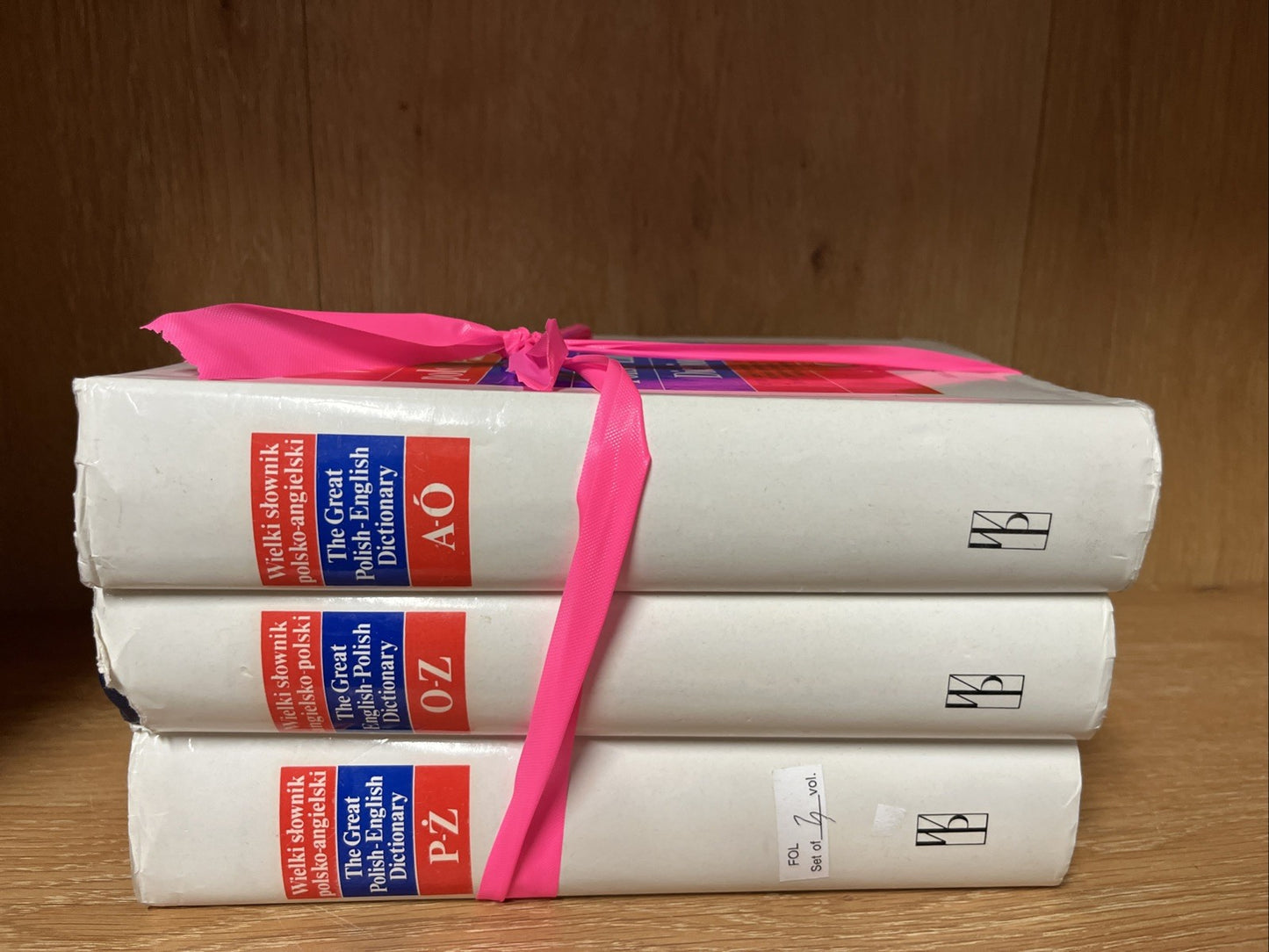 Wielki słownik angielsko-polski  ( The Great English-Polish Dictionary) Lot Of 3