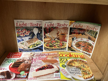 Lot of 4 Taste of Home Quick Cooking & Eating Well Magazine Back Issues