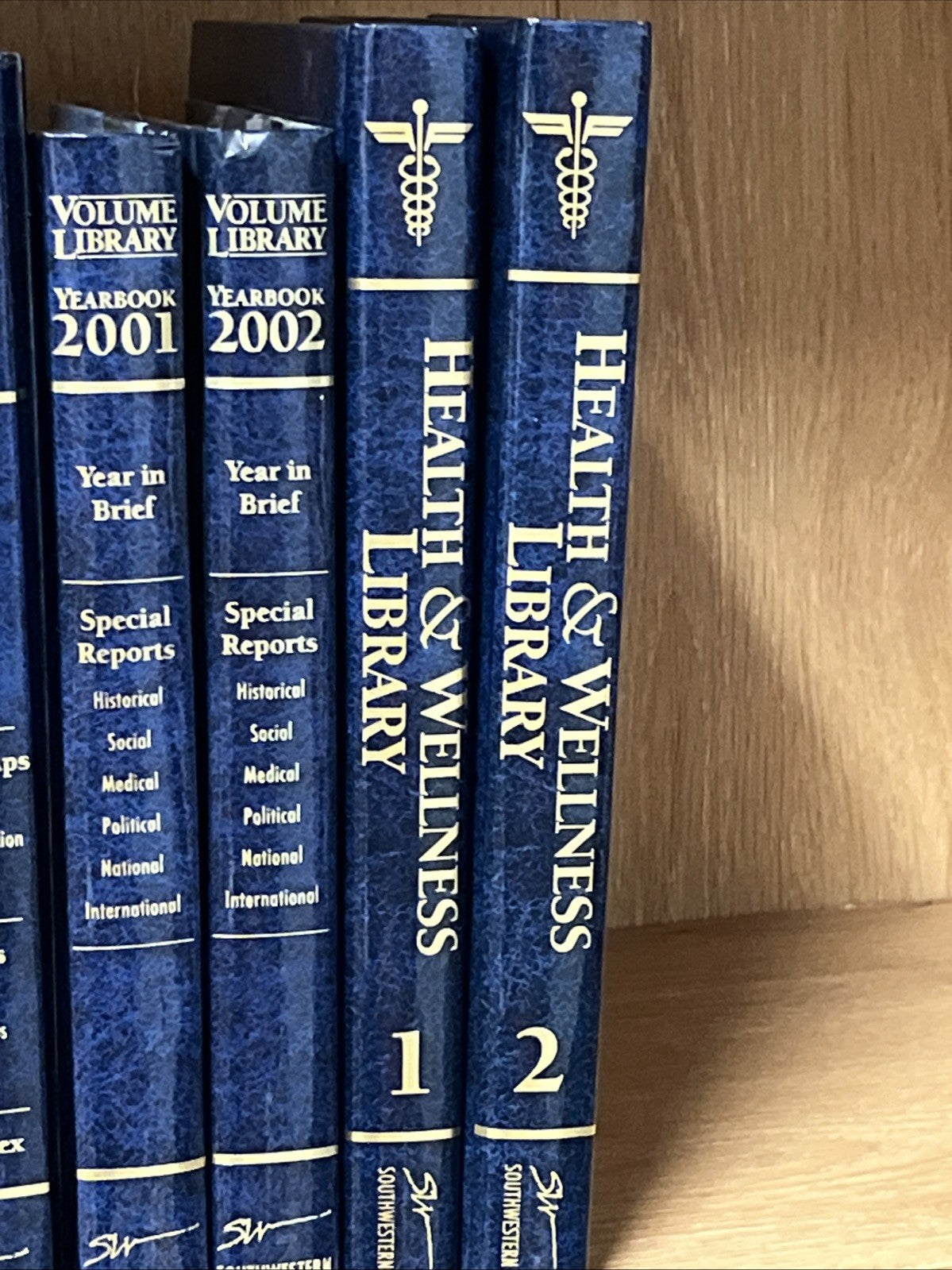 Volume Library Vol. 1 -3 plus Year Books 01/02 and Health & Wellness Library 1-2