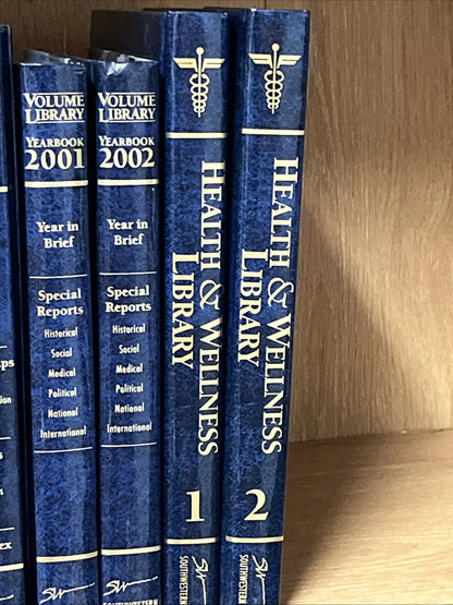 Volume Library Vol. 1 -3 plus Year Books 01/02 and Health & Wellness Library 1-2