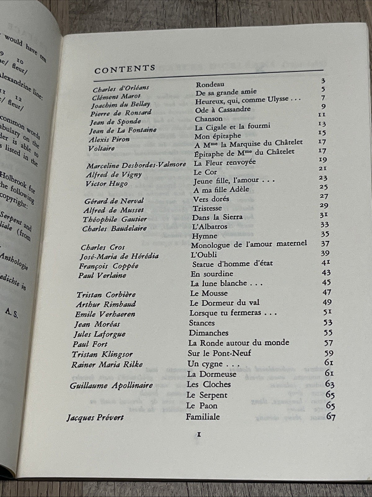 36 French Poems by Albert Sonnenfeld  1960 Pamphlet