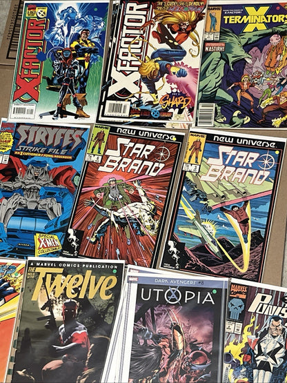Marvel COMICS BOOK LOT 45 Mixed Marvel Books Punisher DC No Dup Bulk