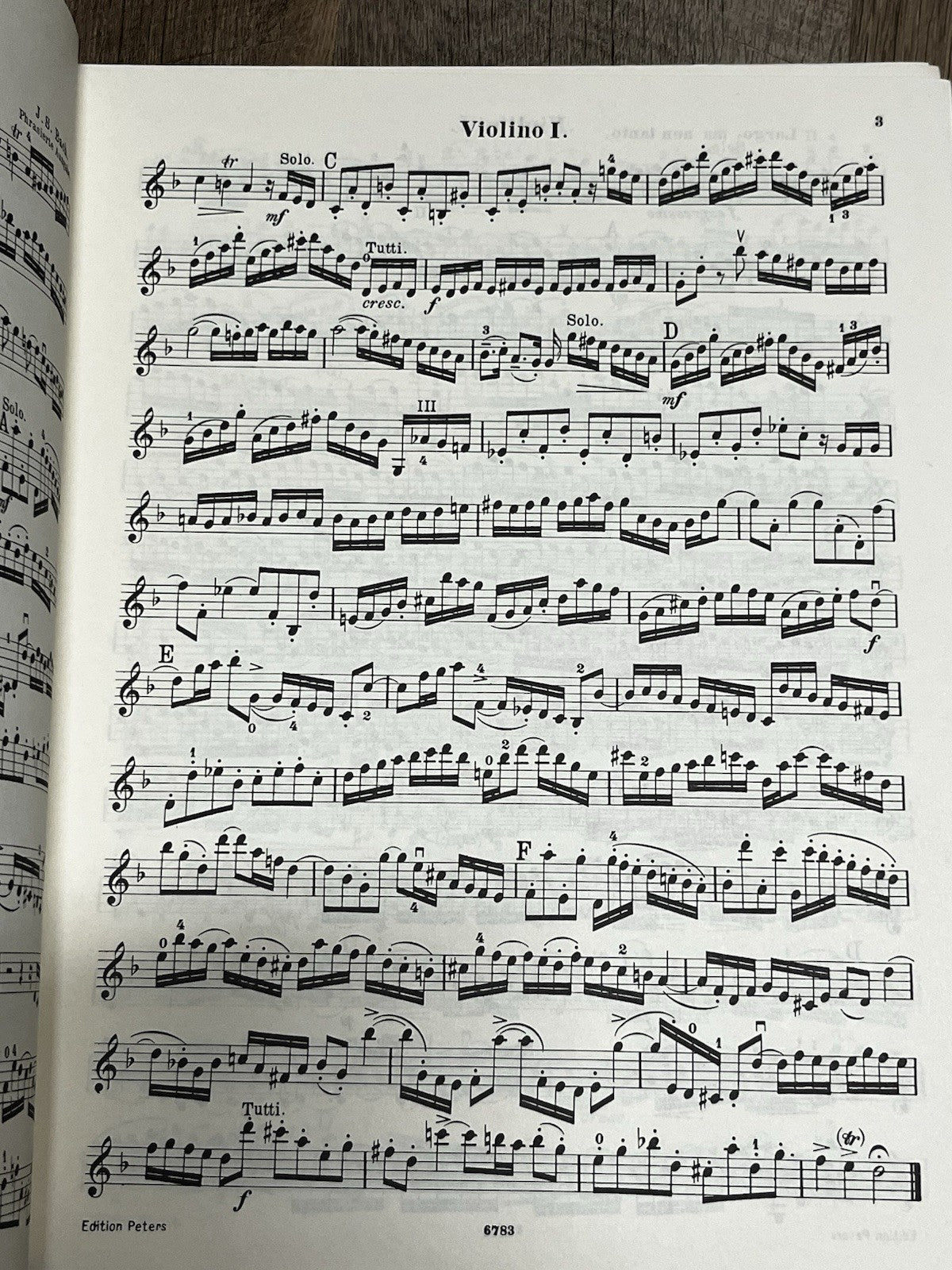 Bach Doppelkonzert Dmoll Sheet Music Edition Peters 231 🎻 Concerto 2 Violins