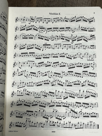 Bach Doppelkonzert Dmoll Sheet Music Edition Peters 231 🎻 Concerto 2 Violins