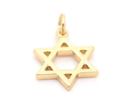 Star Of David 14k Gold Filled Necklace Pendant