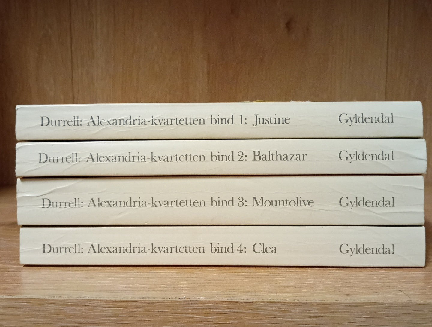 Lot of 4 ~ Lawrence Durrell  ~ Mountolive ~ Clea ~ Balthazar ~ Justine ( Denmark
