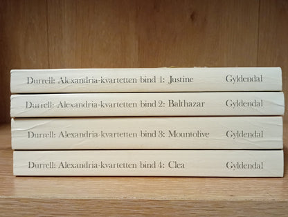 Lot of 4 ~ Lawrence Durrell  ~ Mountolive ~ Clea ~ Balthazar ~ Justine ( Denmark