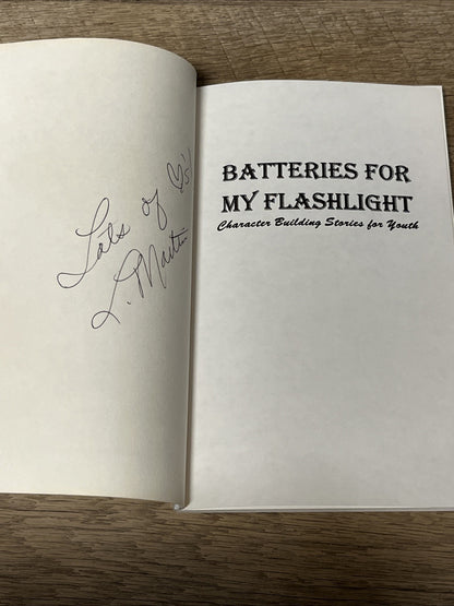 Lajoyce Martin batteries for my flashlight SIGNED-COPY 1995