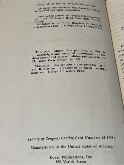 Shakespeare as a Dramatic Artist: A Popular Illustration Of…Richard Moulton 1966
