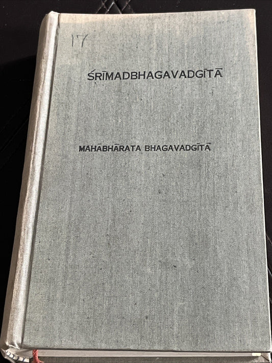 Srimadbhagavadgītā Mahābhārata Bhagavadgītā 1st Edition 1941