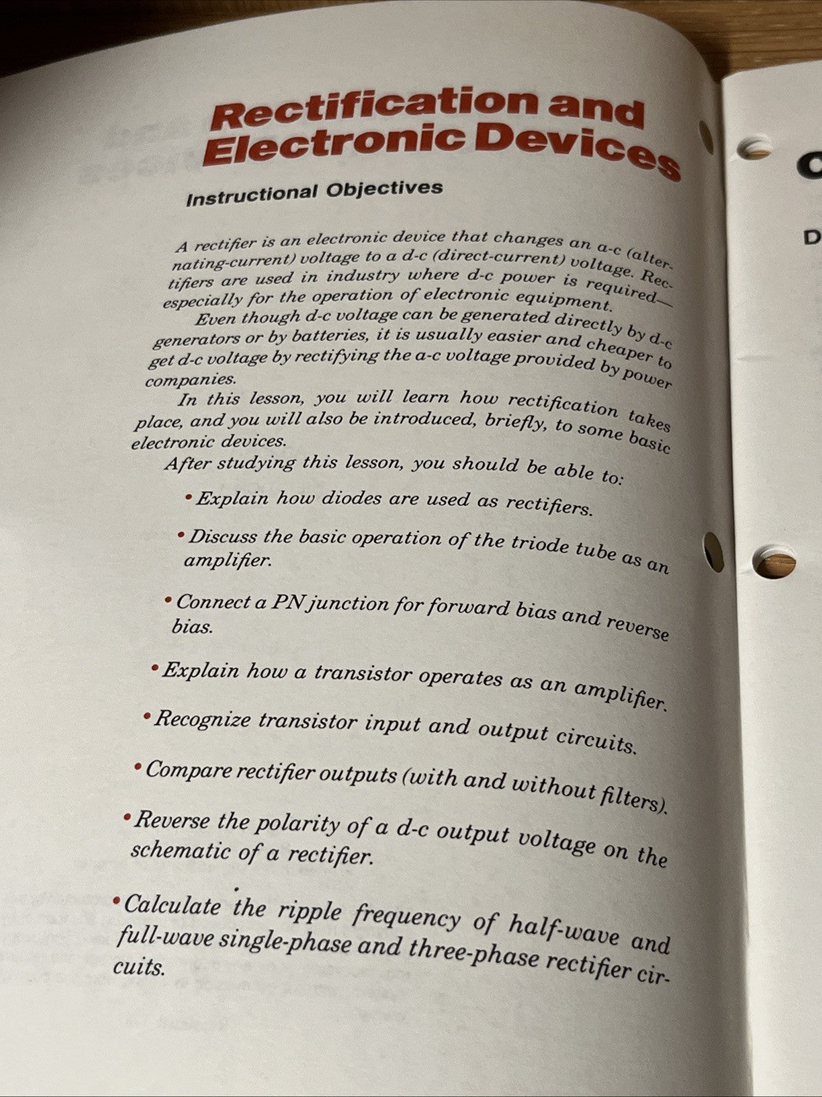 Rectification and Electronic Devices A0206-1 1980s
