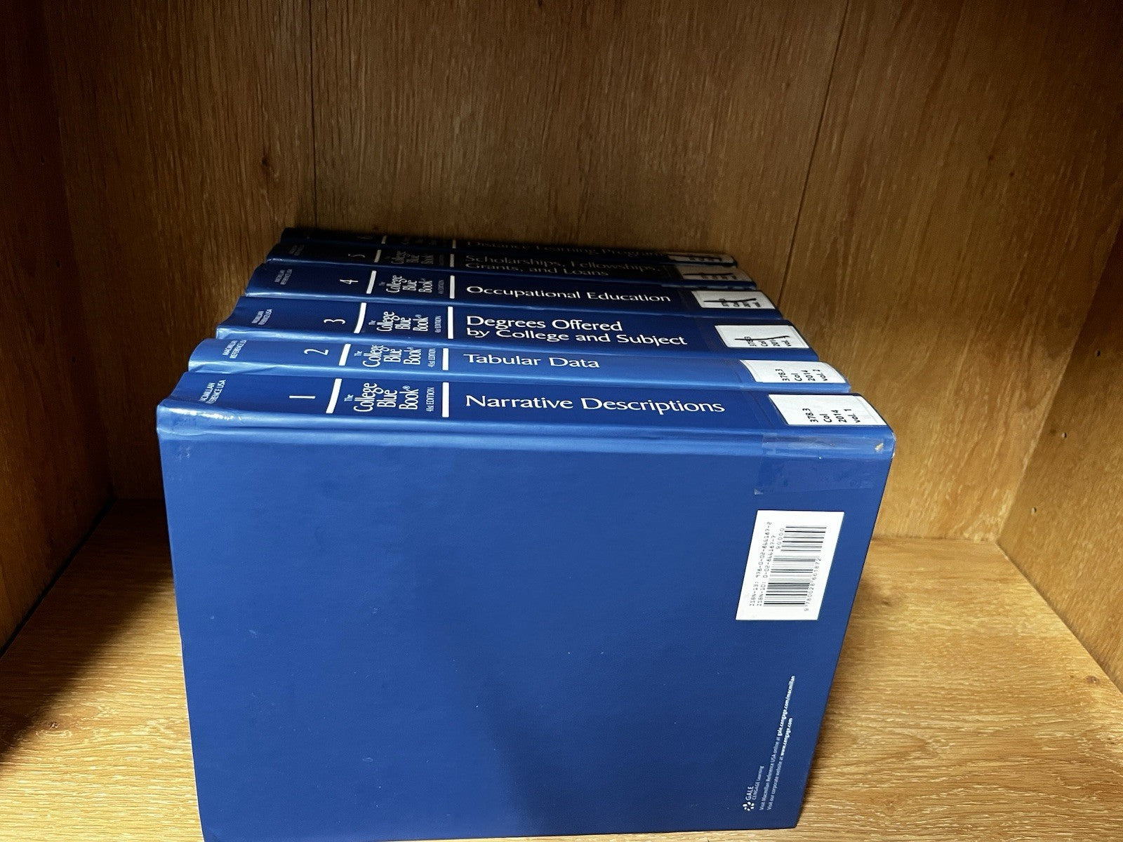 The College Blue Book 41st Edition All Volumes 1 - 6 Macmillan Reference USA